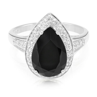 Anello in argento con Spinello Nero