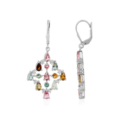 Orecchini in argento con Tormalina