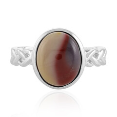 Anello in argento con Mokaite