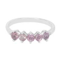 Anello in argento con Tormalina Rosa Cuprian