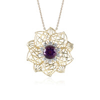 Collana in oro con Ametista Zambiana (Ornaments by de Melo)