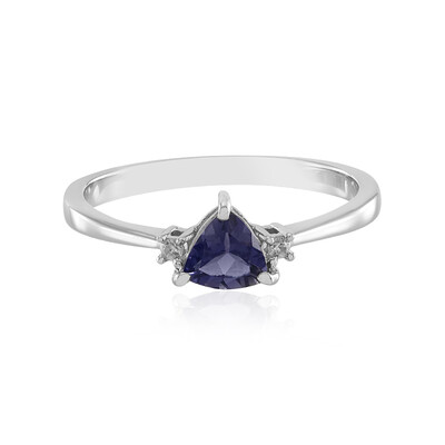 Anello in argento con Iolite