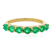 Anello in oro con Smeraldo Etiope