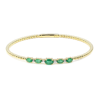 Bracciale in oro con Smeraldo Zambia AAA (CIRARI)