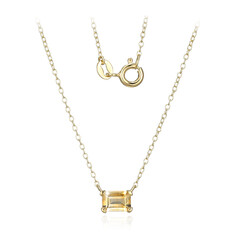 Collana in argento con Citrino