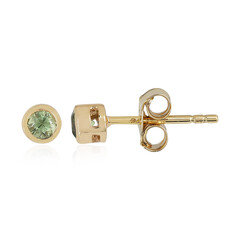 Orecchini in oro con Demantoide