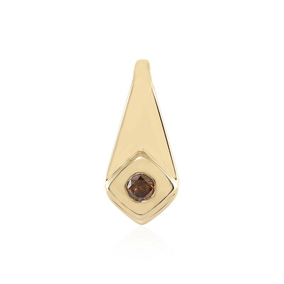 Ciondolo in oro con Diamante Cioccolato I2