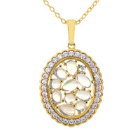 Collana in argento con Opale di Welo