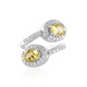 Anello in argento con Berillo Giallo