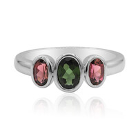 Anello in argento con Tormalina Verde Brasiliana (Tenner Diniz)