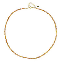 Collana in argento con Tormalina Gialla