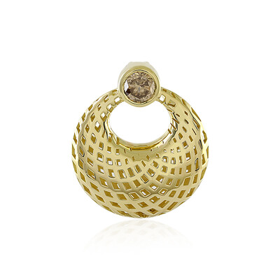 Ciondolo in oro con Diamante Champagne I2 (Ornaments by de Melo)
