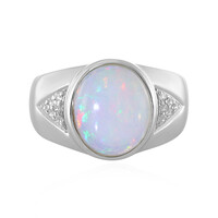 Anello in argento con Opale di Welo