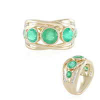 Anello in oro con Smeraldo Russo (de Melo)