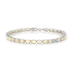 Bracciale in argento con Opale di Welo
