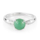 Anello in argento con Crisoprasio Imperiale