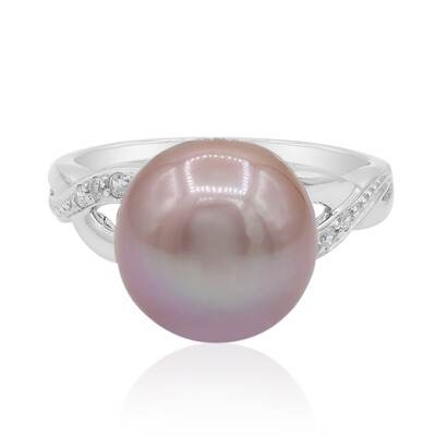 Anello in argento con Perla Ming (TPC)