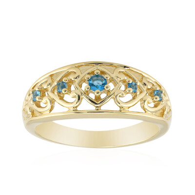 Anello in oro con Haüyne