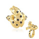 Anello in argento con Spinello Nero (Gems en Vogue)