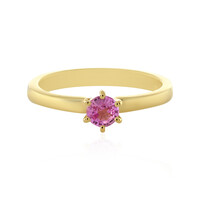 Anello in argento con Zaffiro Rosa