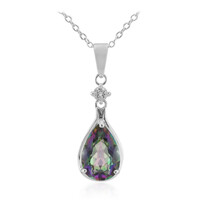 Collana in argento con Quarzo Mistico