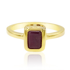 Anello in argento con Rubino