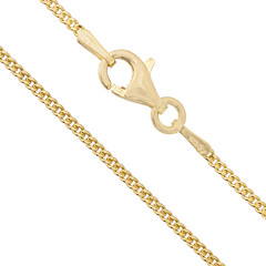 Catenina groumette  in argento 925 placcato oro giallo - 50 cm - 3,1 g