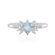 Anello in argento con Topazio Blu Cielo