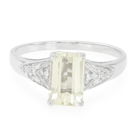 Anello in argento con Kunzite Canarino
