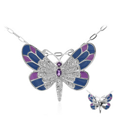 Spilla in argento con Ametista (Dallas Prince Designs)