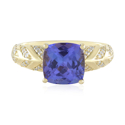 Anello in oro con Tanzanite AAA (de Melo)