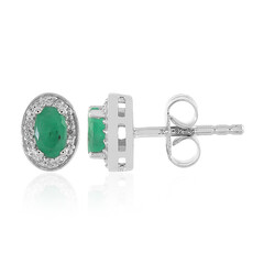 Orecchini in argento con Smeraldo Socoto