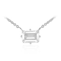 Collana in argento con Topazio Bianco