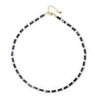 Collana in argento con Ematite Nera