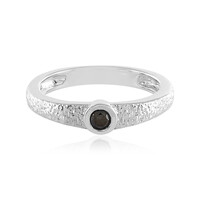 Anello in argento con Diamante Nero