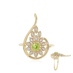 Anello in oro con Demantoide (AMAYANI)