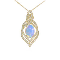 Collana in oro con Opale di Welo AAA (de Melo)