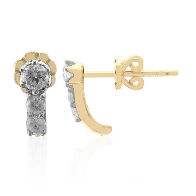 Orecchini in oro con Diamante SI1 (G) (Annette)