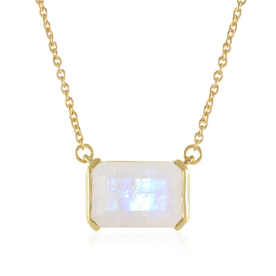 Collana in argento con Pietra di Luna Arcobaleno