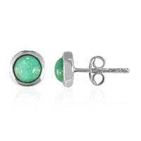 Orecchini in argento con Turchese Verde New Lander