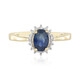 Anello in oro con Zaffiro Blu