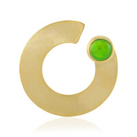 Ciondolo in argento con Opale Verde dell'Etiopia