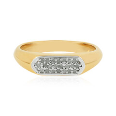 Anello in argento con Diamante PK (J)