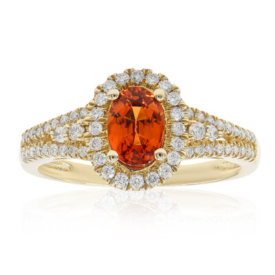 Anello in oro con Granato Mandarino (CIRARI)