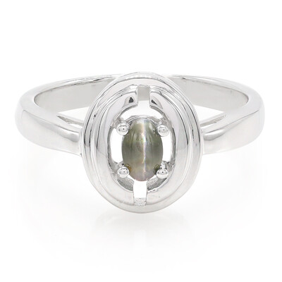 Anello in argento con Alessandrite Occhio di Gatto