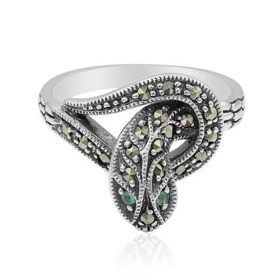 Anello in argento con Smeraldo