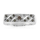 Anello in argento con Diamante Rose de France SI1 di Argyle (Annette classic)