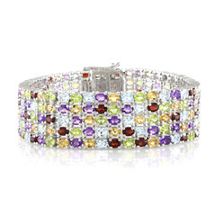 Bracciale in argento con Ametista Zambiana
