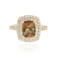 Anello in oro con Andalusite