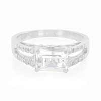 Anello in argento con Kunzite Bianca